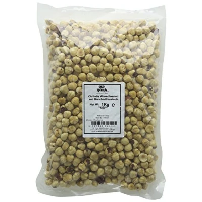 Image of Old India Whole Roasted and Blanched Hazelnuts 1kg