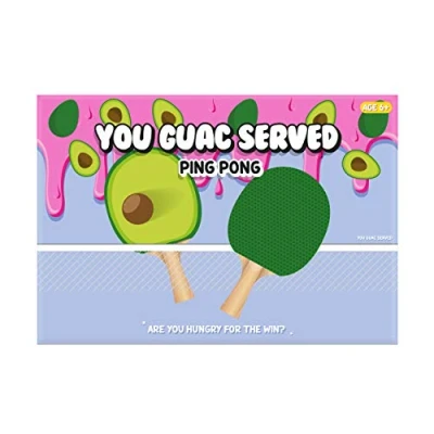 Image of Gift Republic GR670008 You Guac Served Table Tennis, Green, One Size