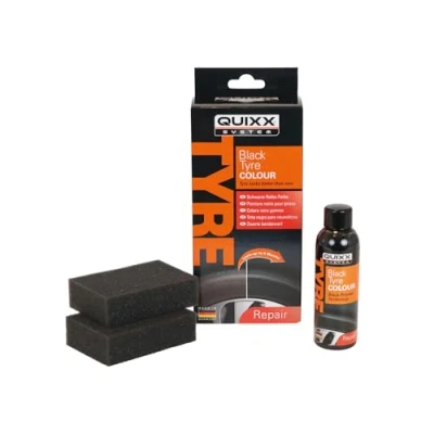 Image of Quixx 20475 Black Tyre Colour 75ml