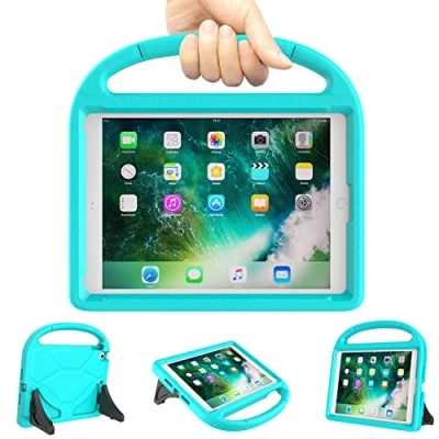 Image of TrendGate Case for New iPad 9.7 Inch 2018/2017 6th/5th Generation Lightweight Shockproof Kids Cover with Handle and Kickstand Air/iPad Air 2/iPad Pro Tablet Turquoise