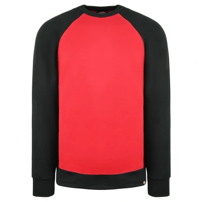 Image of Dickies Hoodie/Pullover 2 Tone Sweatshirt Red/Black 4XL