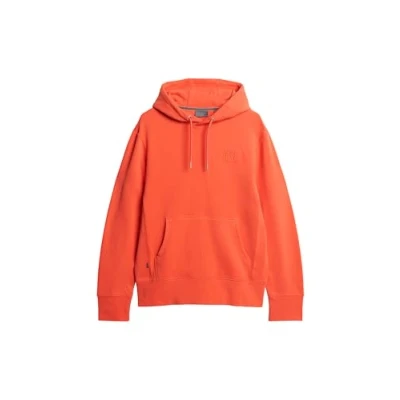 Image of Superdry Men&#039;s Sportswear Emboss Loose Hood Sweatshirt, Hot Coral, XXL