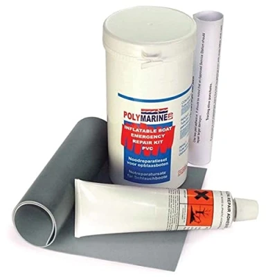Image of Polymarine Inflatable Dinghy Emergency Repair Kit PVC (Grey)