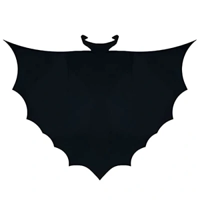 Image of AKH® Unisex Kids Bat Cape One Size Vampire Halloween Fancy Dress Costume Accessory