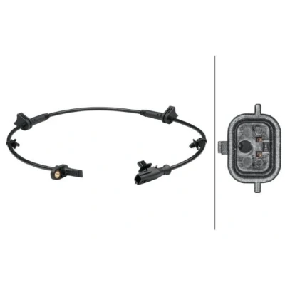 Image of 1516502 ABS Sensor HELLA 6PU 012 679 111 Hall 2 pin connector FORD: FIESTA 6, 6 Van, B Max