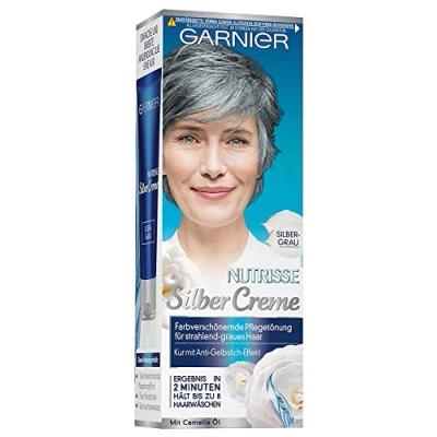 Image of Garnier Nutrisse Silver Cream Care Tint Grey Grey, Pack of 1