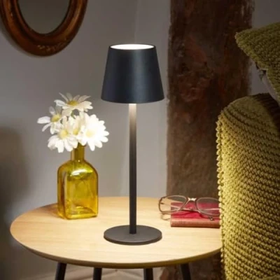Image of Marco Paul Onyx Touch Lamps for Living Room 3 Lighting Modes USB Lamp Rechargeable Home Lights Bedroom Desk Light 2400 mAh Table
