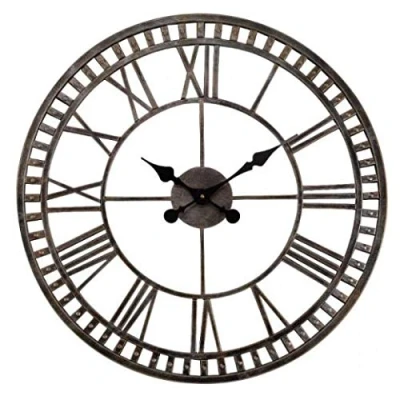 Image of Smart Garden Buxton Outdoor Large Round Wall Clock 23 Inch