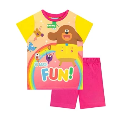 Image of Hey Duggee Girls Short Pyjamas Multicolour 3 4 Years