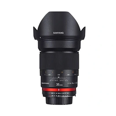Image of Samyang 35 mm F1.4 Manual Focus Lens for Sony E,Black