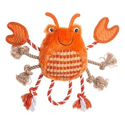 Image of House of Paws Under the Sea Crab Dog Toy