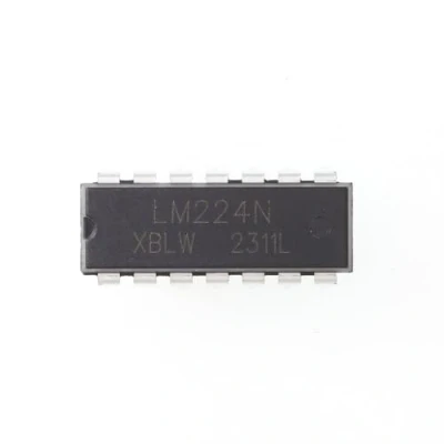 Image of HUABAN 10 Pieces LM224N LM224 DIP 14 Quad Operational Amplifier Op Amp