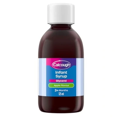 Image of Calcough Infant Syrup Apple Flavour 3+ Months, 125ml