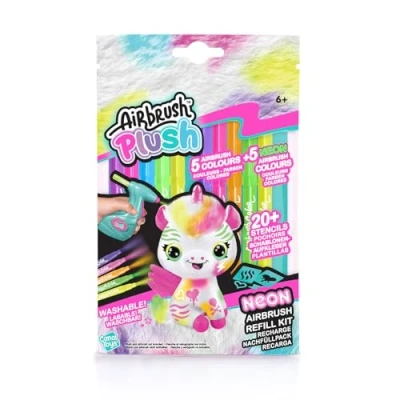 Image of Airbrush Plush Refill Kit with 10 Markers, Multicolor, Pack