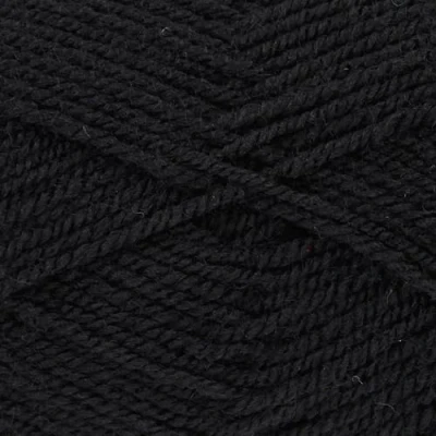 Image of King Cole Big Value Double Knit Knitting Yarn Acrylic DK Wool 50g Ball (Black 4053)