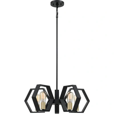 Image of Quoizel Bismarck Pendant Ceiling Light Earth Black