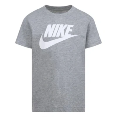 Image of Nike Sportswear Futura Evergreen TEE Unisex Print Tshirt for kids, Size: 24m, Dark grey heather