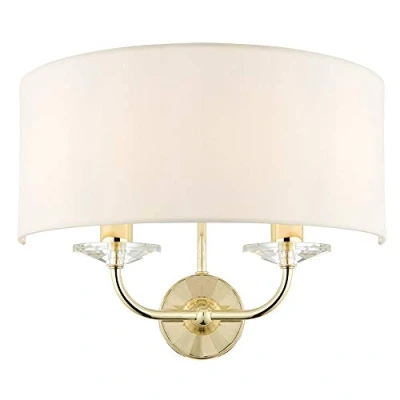 Image of Nixon 2 Light Indoor Candle Wall Brass, E14