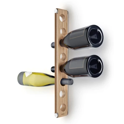 Image of Eva Solo Hanging Wine Rack Black Nordic Kitchen, Metal and plastic