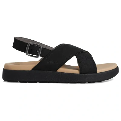 Image of Keen Elle Luxe Cross Strap Leather Women&#039;s Slingbacks Sandals