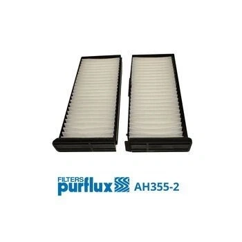 Image of MR227823, MR262425, MR460201, MZ311917, MZ600163 Pollen Filter PURFLUX AH355 2 228mm 102mm 25mm MITSUBISHI: L200 / Triton IV Pickup