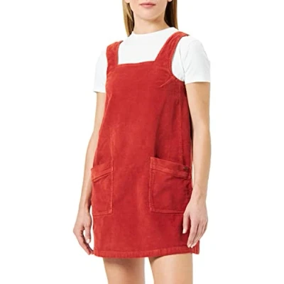 Image of Pepe Jeans Women&#039;s Siren Cord Short Sleeve, 262BRICK, M