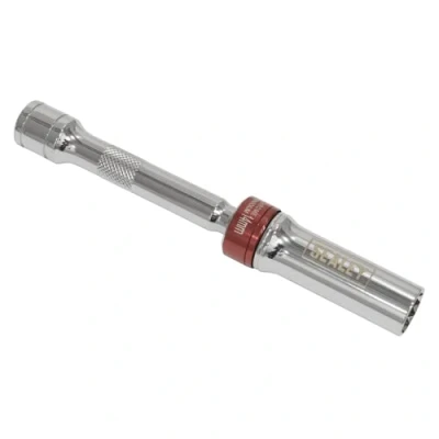 Image of Sealey Spark Plug Socket with Universal Joint 14mm 3/8&quot;Sq Drive 12 Point 150mm