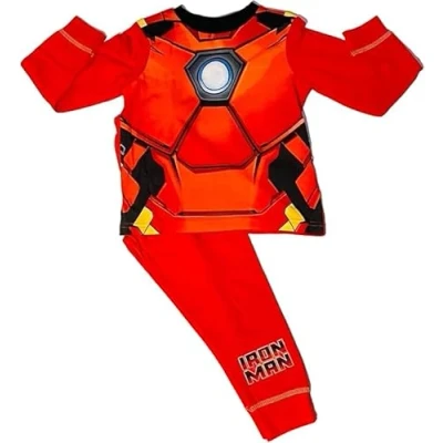 Image of Marvel Iron Man Pyjamas Set Size 2 8 Years (7 Years) Red