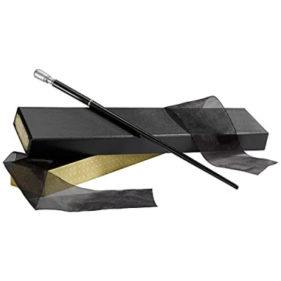 Image of The Noble Collection Fantastic Beasts Percival Graves&#039; Wand in Collector’s Box 14.5in (37cm) Wizarding World Officially Licensed Film Set Movie Props Wands Gifts, Multicoloured