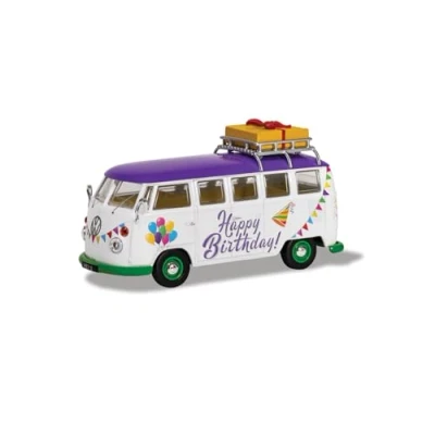 Image of Corgi CC02734 Model VW Camper Happy Birthday