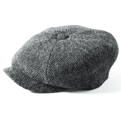 Image of Failsworth Carloway Bakerboy in Harris Tweed Wool (58cm, 4615 Grey)