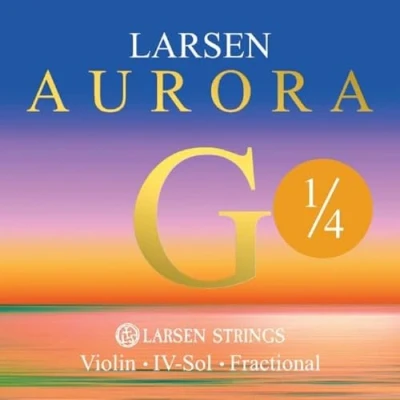 Image of Larsen Aurora 1/4 strings for violin G medium