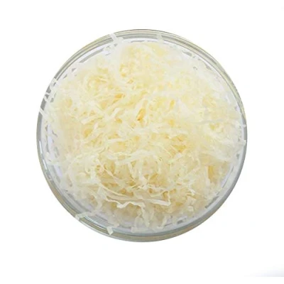 Image of 20G Grams Luxury Extra Soft Shredded Tissue Paper Hamper/Gift Packaging Filler Acid Free (Ivory/Cream)