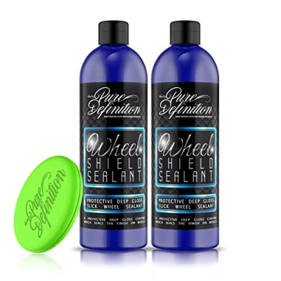 Image of Pure Definition Wheel Sealant, Car Alloy Shield Protector and Rim Wax, High Gloss Detailing Coating, 500ml