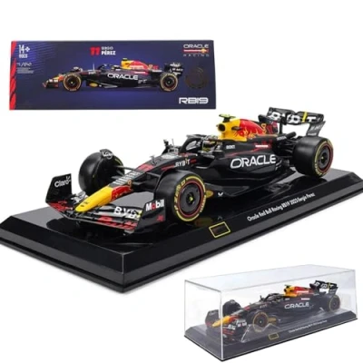 Image of HTLNUZD Bburago 2023 1/24 RB19#11 Miami Racing Team Alloy Formula One for Perez Adult Diecast Super Collection Model Car