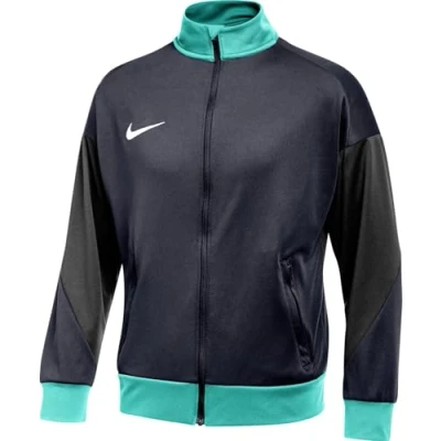 Image of Nike FD7685 453 Dri FIT Academy Pro 24 Track Jacket K Unisex OBSIDIAN/BLACK/HYPER TURQ/WHITE Size S