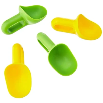 Image of Premier Housewares Mini Plastic Scoop Measuring Spoons Food PP Scoops for Children Spoon Grip Set Of 4