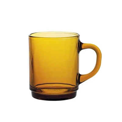 Image of 6x Amber 260ml Versailles Coffee Glasses By Duralex