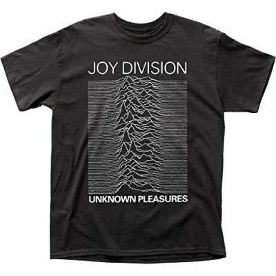 Image of Impact Merchandising Joy Division Unknown Pleasures Adult tee, Black, XL