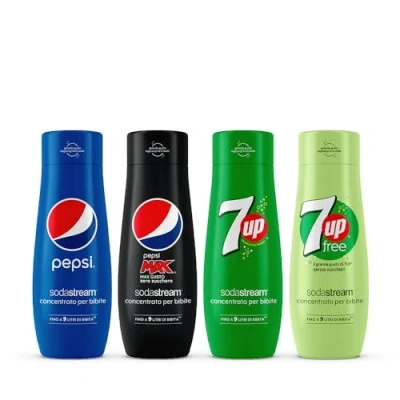 Image of Sodastream Concentrated Mix X Pepsi + 7up Bundle, 1760 ml
