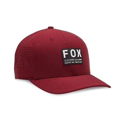 Image of Fox Racing Men&#039;s Standard Non Stop TECH Flexfit, Scarlet, Large