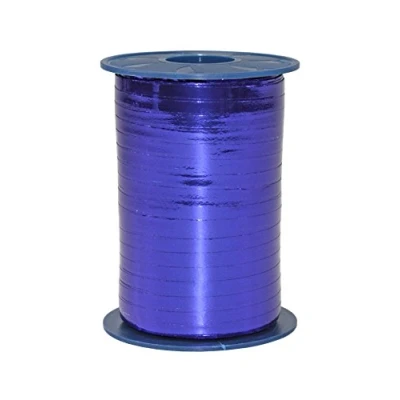 Image of C.E. Pattberg MEXICO Metallic Gift Ribbon royal blue, 440 yards of Balloonribbon for Wrapping, 0.2 inches width, Accessories Decoration &amp; Handicrafts, Presents