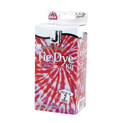 Image of Jaquard Jewel Tones Tie Dye Kits Ruby