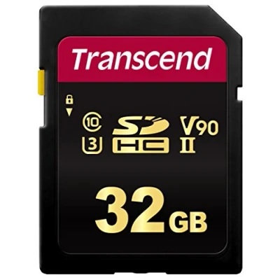 Image of Transcend 32GB SDHC 700S Memory Card UHS II, C10, U3, V90, 8K, Ultra HD, Up to 285/180 MB/s (Idea for DSLR cameras and advanced camcorders) TS32GSDC700S