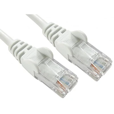 Image of World of Data 3m White Network Cable CAT5e (enhanced) RJ45 Ethernet Patch LAN Router Modem 10/100