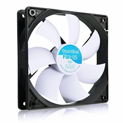 Image of AABCOOLING Super Silent Fan 12 and Efficient 120mm with 4 Anti vibration Pads, CPU Fan, PC 12cm, Case Computer 12V DC 13.9 dB(A), 38 CFM, 1200 RPM