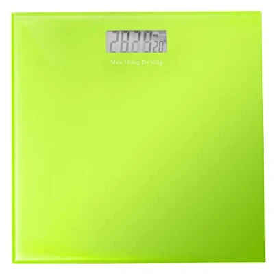 Image of Jazooli Digital Bathroom Scales Weight Machine for People with Accurate Sensors, Electronic Bath Weighing Body Weight, Step On LED Display Green