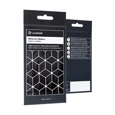 Image of Luxshield Reflector Sticker Set Diamonds small for bicycle scooter pram reflective tape stickers