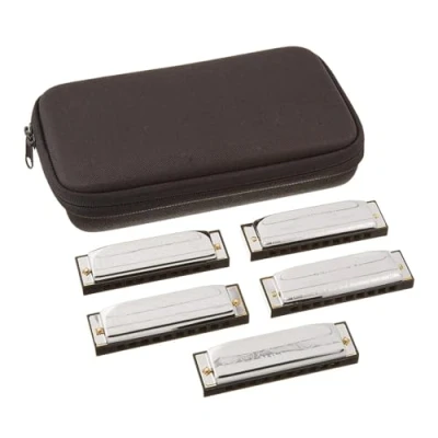 Image of Hohner SPC Special Twenty Harmonica, 5 Pack with Case
