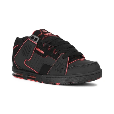 Image of Globe Sabre Skate shoes, Men&#039;s, Size: 7, Black/red/mosaic shoes